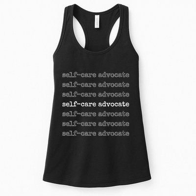 Mindfulness Therapists Selfcare Advocate Vneck Womens Tank Top
