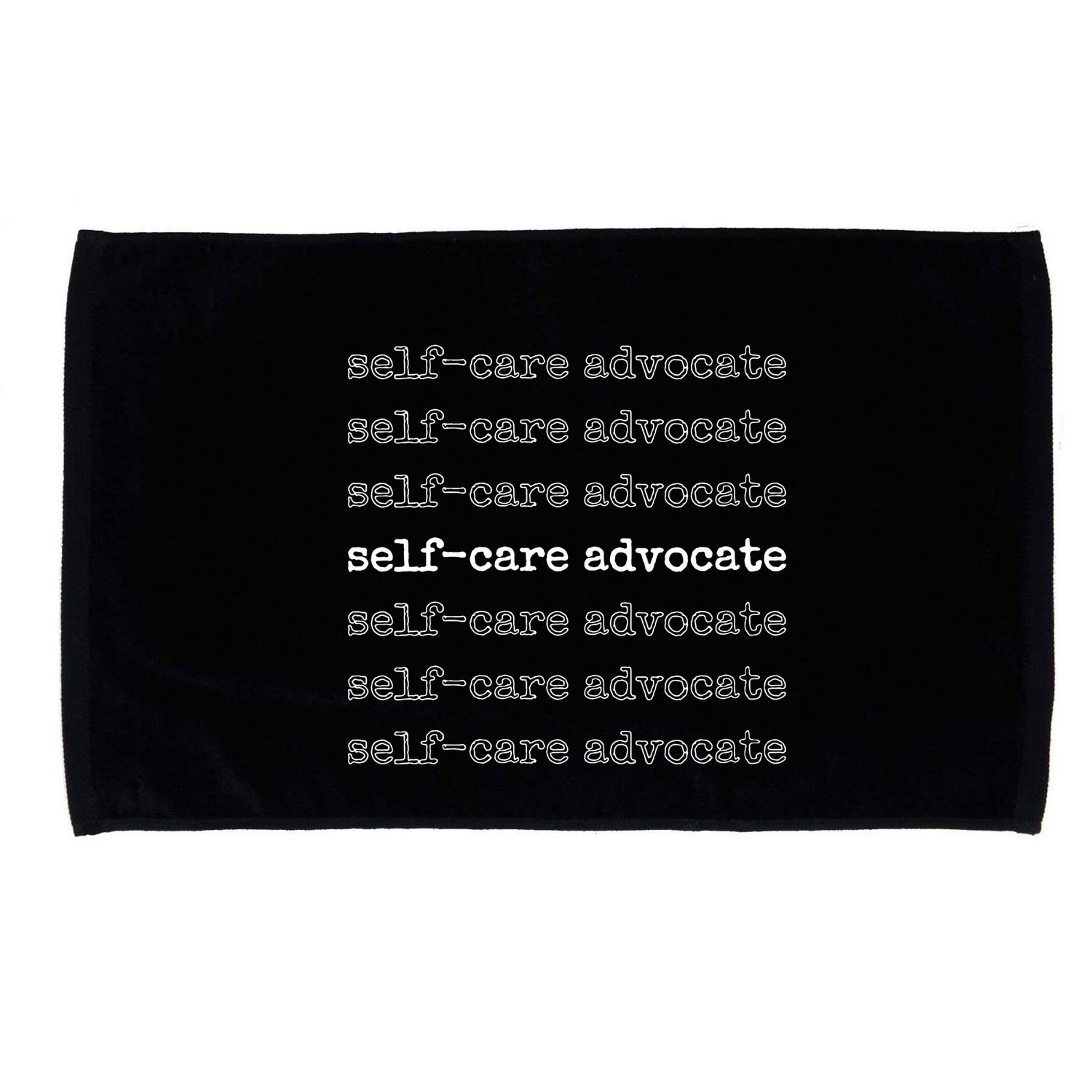 Mindfulness Therapists Selfcare Advocate Vneck Microfiber Hand Towel
