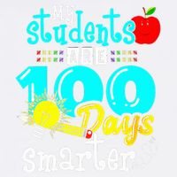 My Teacher Survived 100 Days Of Me Funny 100 Days Of School  Garment-Dyed Sweatshirt