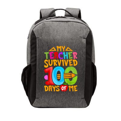 My Teacher Survived 100 Days Of Me Dab 100th Days Of School Vector Backpack