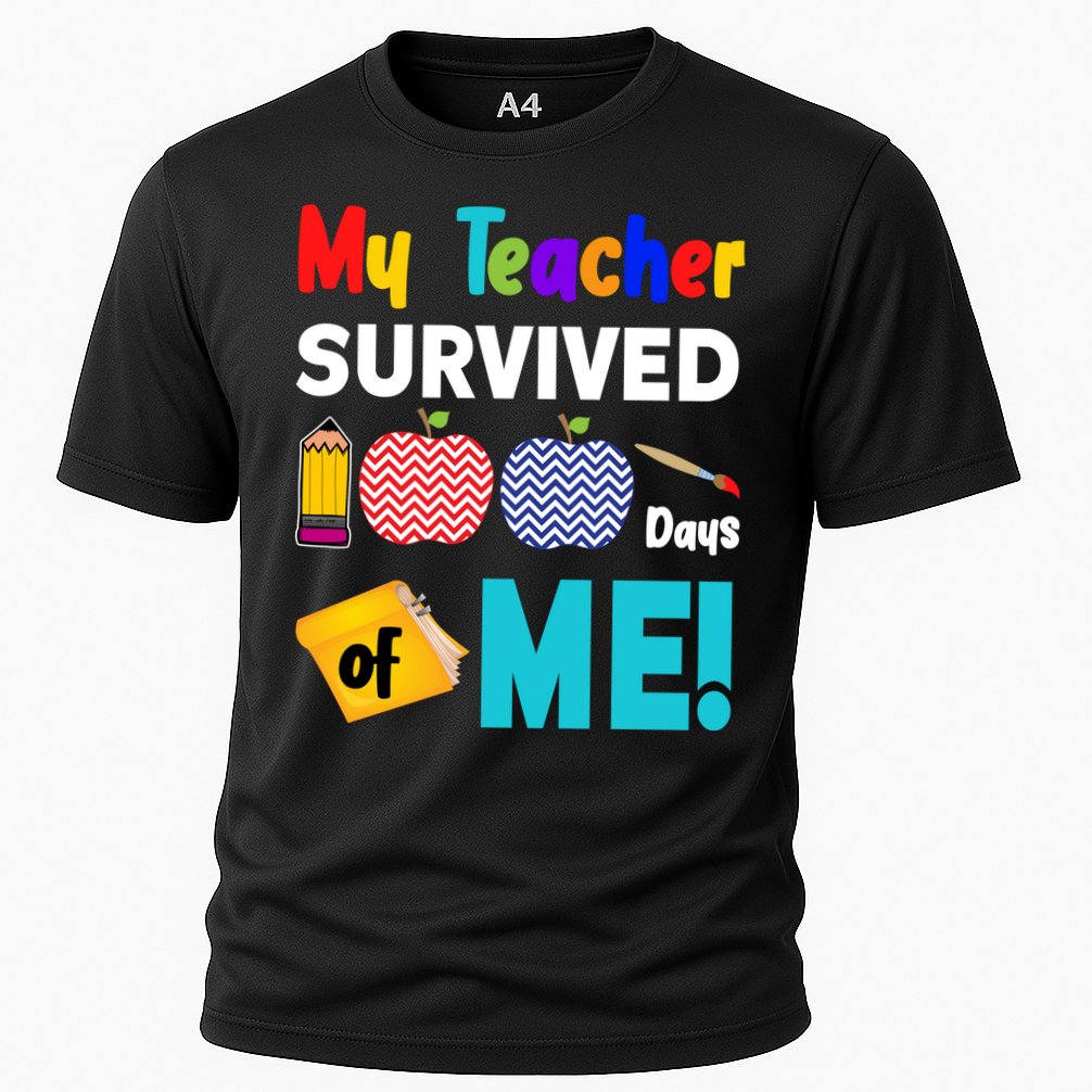 My Teacher Survived 100 Days Of Me Performance Shirt