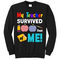 My Teacher Survived 100 Days Of Me Sweatshirt