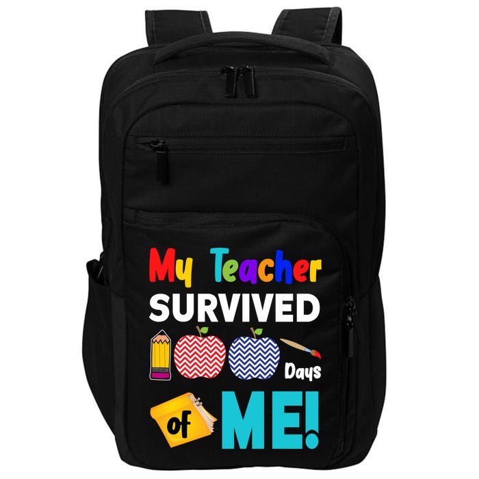 My Teacher Survived 100 Days Of Me Impact Tech Backpack