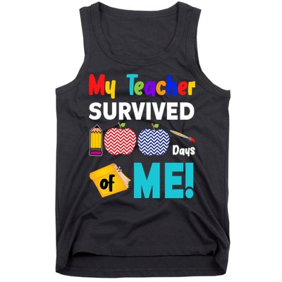 My Teacher Survived 100 Days Of Me Tank Top