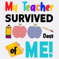 My Teacher Survived 100 Days Of Me Garment-Dyed Sweatshirt