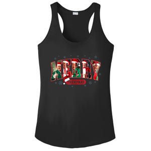 Merry Trumpmas Santa Trump Christmas Pajamas Funny Ladies PosiCharge Competitor Racerback Tank