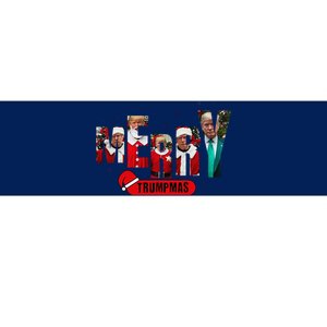 Merry Trumpmas Santa Trump Christmas Pajamas Humor Bumper Sticker