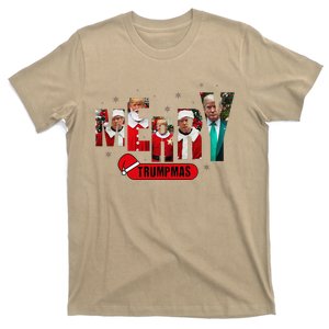 Merry Trumpmas Santa Trump Christmas Pajamas Humor T-Shirt