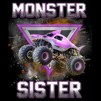 Monster Truck Sister Monster Truck Are My Jam Truck Impact Tech Backpack