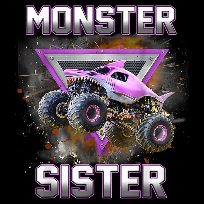 Monster Truck Sister Monster Truck Are My Jam Truck Impact Tech Backpack