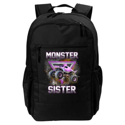 Monster Truck Sister Monster Truck Are My Jam Truck Backpack