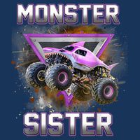 Monster Truck Sister Monster Truck Are My Jam Truck Button