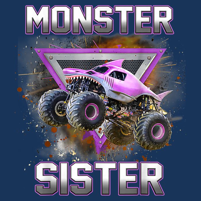 Monster Truck Sister Monster Truck Are My Jam Truck Button