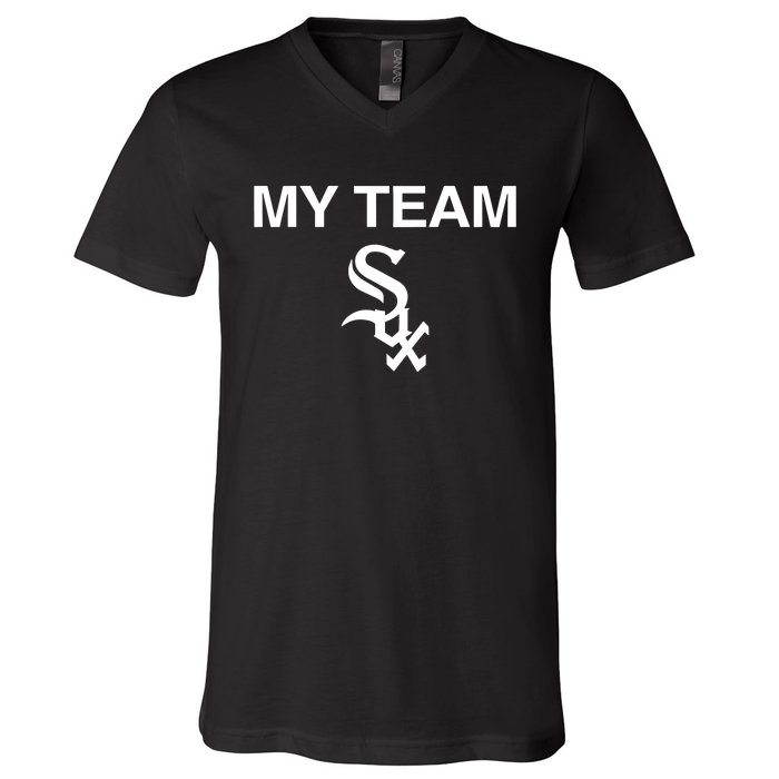 My Team Sux V-Neck T-Shirt