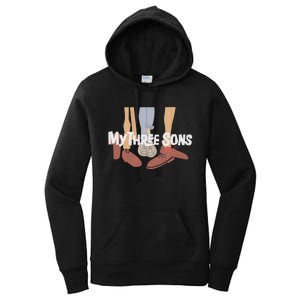 My Three Sons Shoes Retro Lover Gift Women's Pullover Hoodie