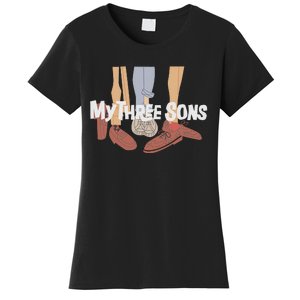 My Three Sons Shoes Retro Lover Gift Women's T-Shirt