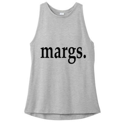 Margs - That Says Margs - Pool Party Parties Vacation Fun Ladies PosiCharge Tri-Blend Wicking Tank