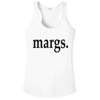 Margs - That Says Margs - Pool Party Parties Vacation Fun Ladies PosiCharge Competitor Racerback Tank