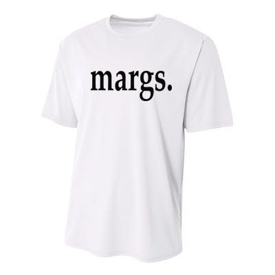 Margs - That Says Margs - Pool Party Parties Vacation Fun Youth Performance Sprint T-Shirt