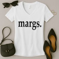 Margs - That Says Margs - Pool Party Parties Vacation Fun Women's V-Neck T-Shirt