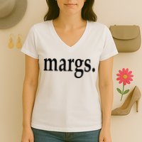Margs - That Says Margs - Pool Party Parties Vacation Fun Women's V-Neck T-Shirt