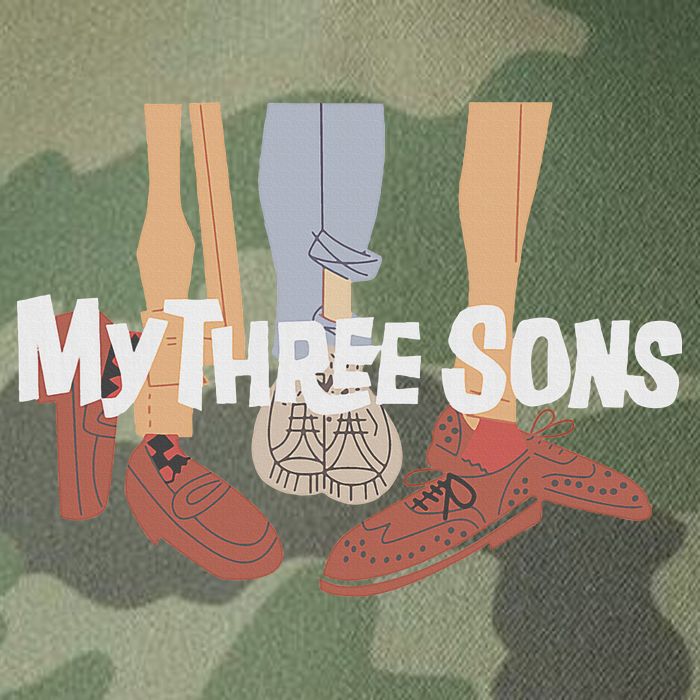 My Three Sons Shoes Retro Lover Legacy Tie Dye Trucker Hat