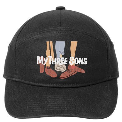 My Three Sons Shoes Retro Lover 7-Panel Snapback Hat