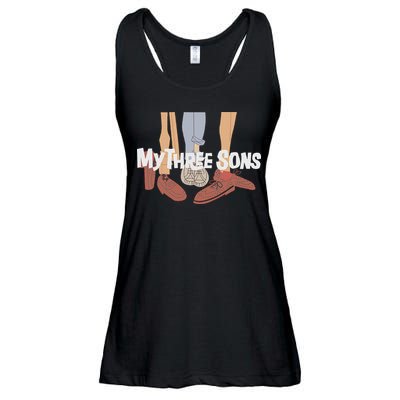 My Three Sons Shoes Retro Lover Ladies Essential Flowy Tank