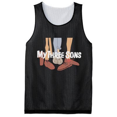 My Three Sons Shoes Retro Lover Mesh Reversible Basketball Jersey Tank