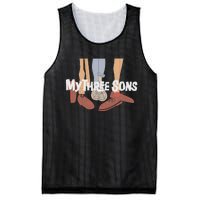 My Three Sons Shoes Retro Lover Mesh Reversible Basketball Jersey Tank