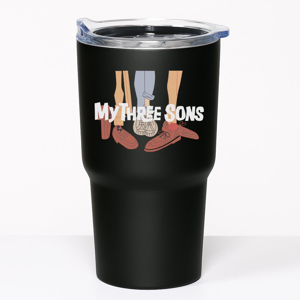 My Three Sons Shoes Retro Lover Tumbler