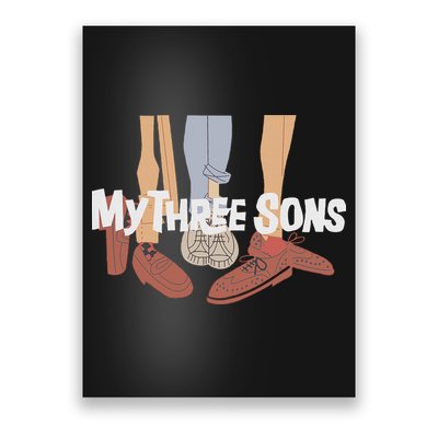 My Three Sons Shoes Retro Lover Poster