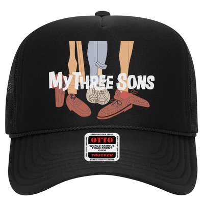 My Three Sons Shoes Retro Lover Trucker Hat