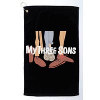 My Three Sons Shoes Retro Lover Golf Towel