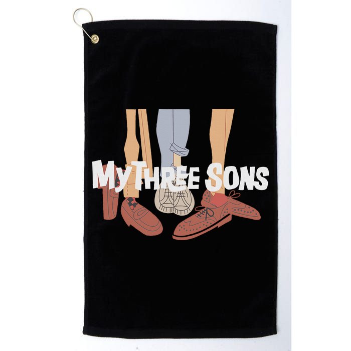 My Three Sons Shoes Retro Lover Golf Towel
