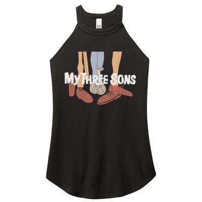 My Three Sons Shoes Retro Lover Women's Perfect Tri Rocker Tank