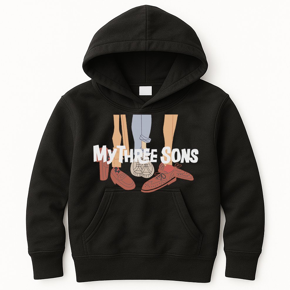 My Three Sons Shoes Retro Lover Kids Hoodie