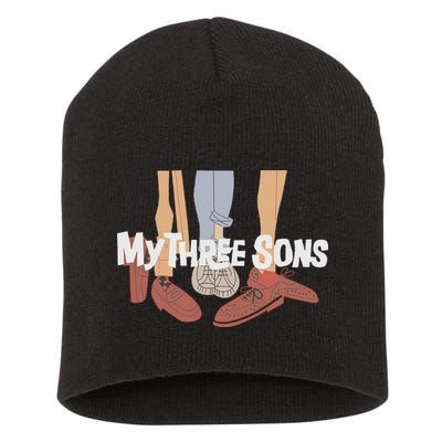 My Three Sons Shoes Retro Lover Short Acrylic Beanie