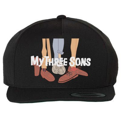My Three Sons Shoes Retro Lover Wool Snapback Cap