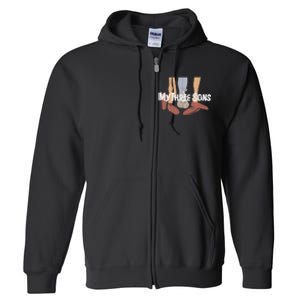 My Three Sons Shoes Retro Lover Full Zip Hoodie