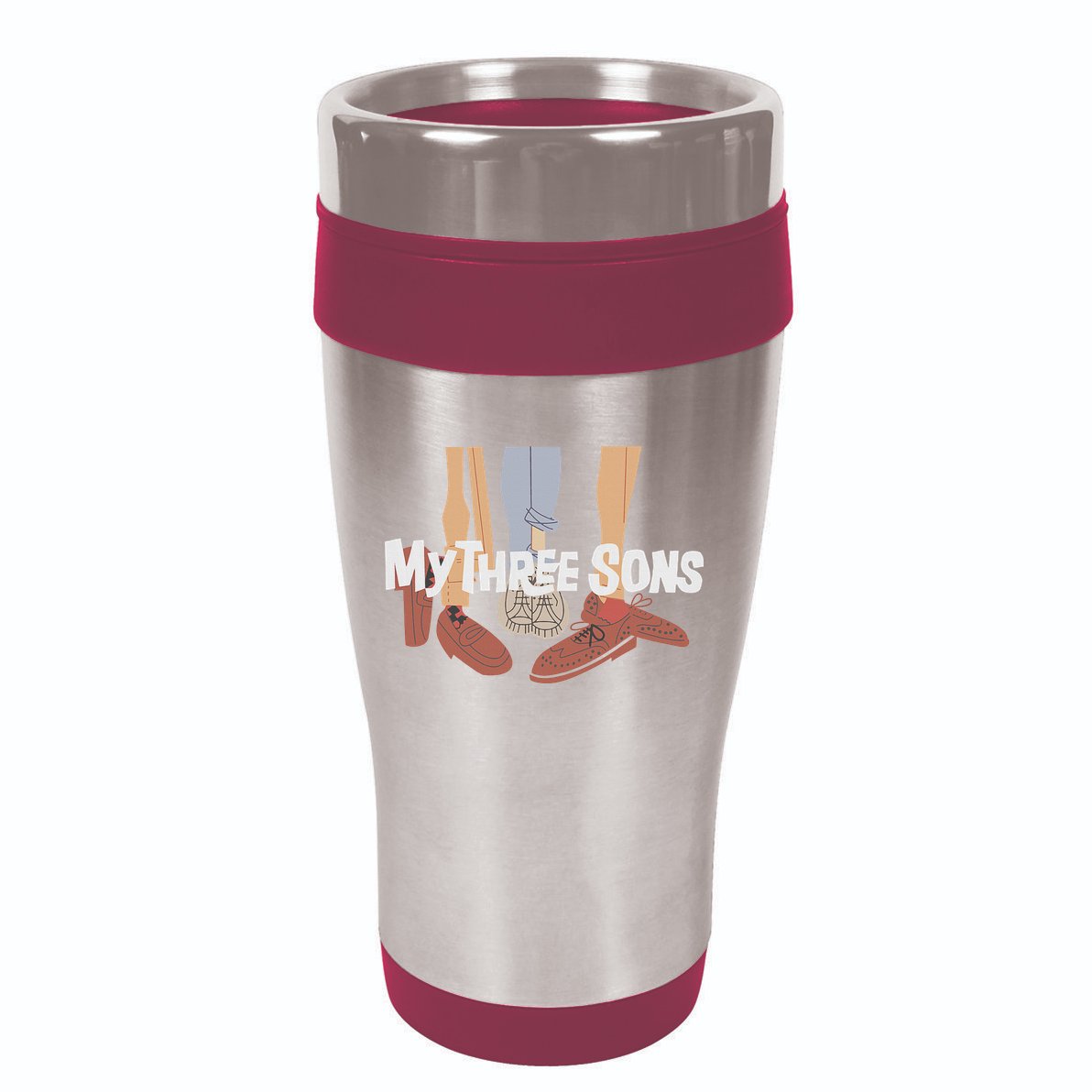 My Three Sons Shoes Retro Lover 16oz Travel Tumbler