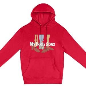 My Three Sons Shoes Retro Lover Premium Pullover Hoodie