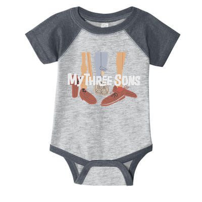 My Three Sons Shoes Retro Lover Infant Baby Jersey Bodysuit