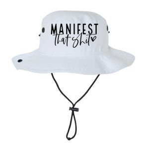 Manifest That Shit Attraction Law Spiritual Yoga Meditation Legacy Cool Fit Booney Bucket Hat