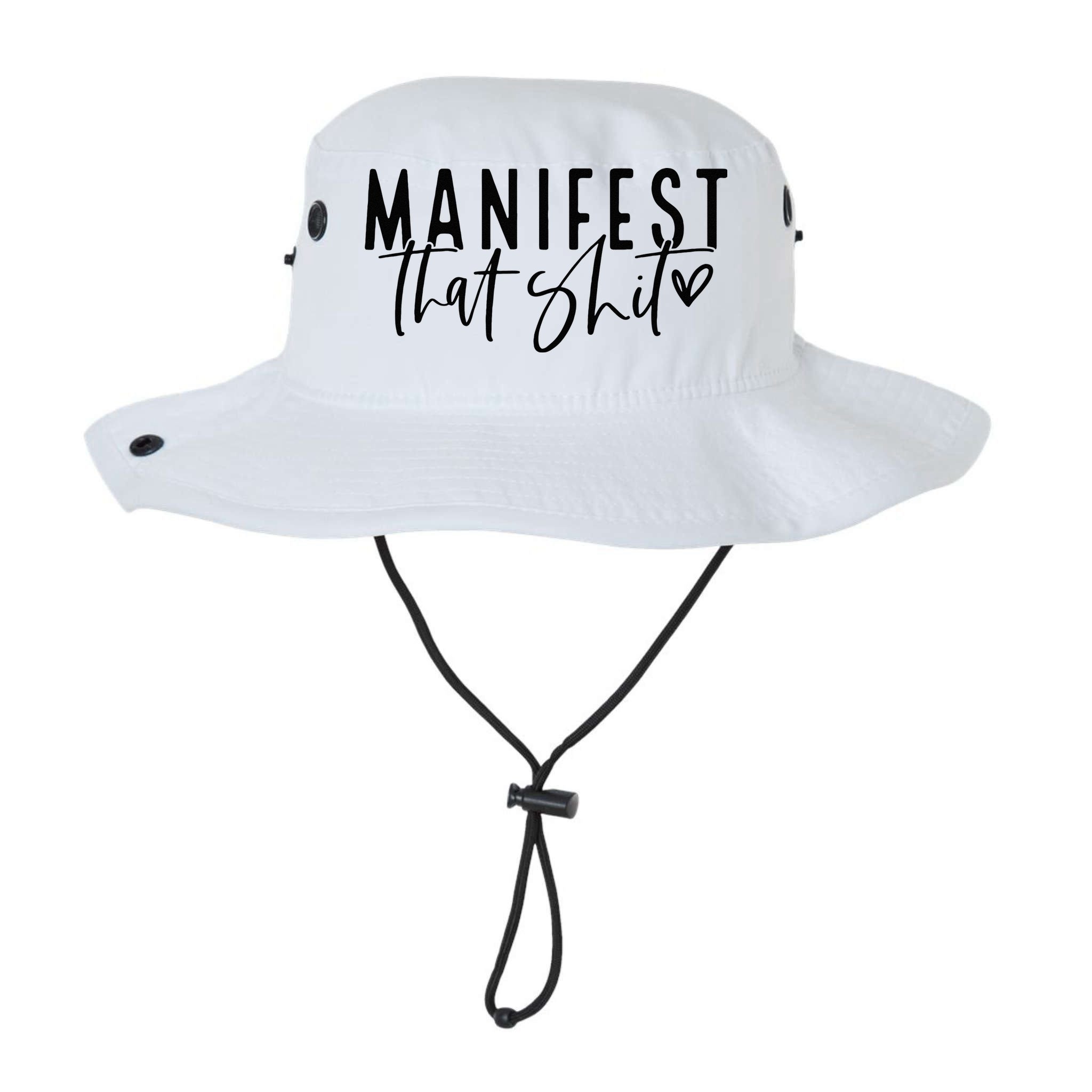 Manifest That Shit Attraction Law Spiritual Yoga Meditation Bucket Hat