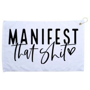 Manifest That Shit Attraction Law Spiritual Yoga Meditation Grommeted Golf Towel