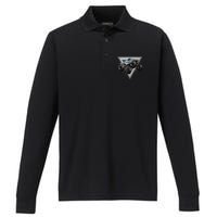 Monster Truck Shark For Adults And Boys Girls Shark Truck Performance Long Sleeve Polo