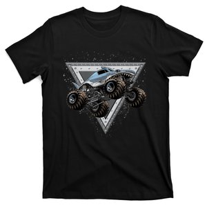 Monster Truck Shark For Adults And Boys Girls Shark Truck T-Shirt