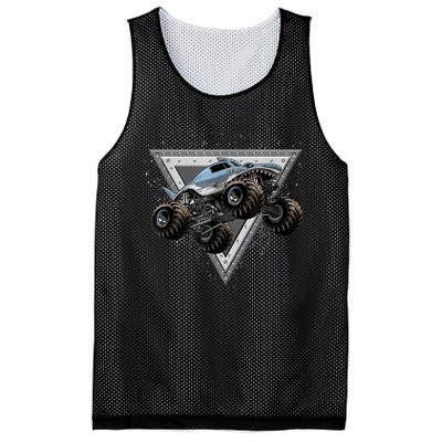 Monster Truck Shark For Adults And Boys Girls Shark Truck Mesh Reversible Basketball Jersey Tank