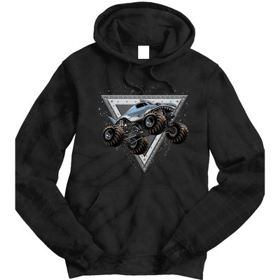 Monster Truck Shark For Adults And Boys Girls Shark Truck Tie Dye Hoodie